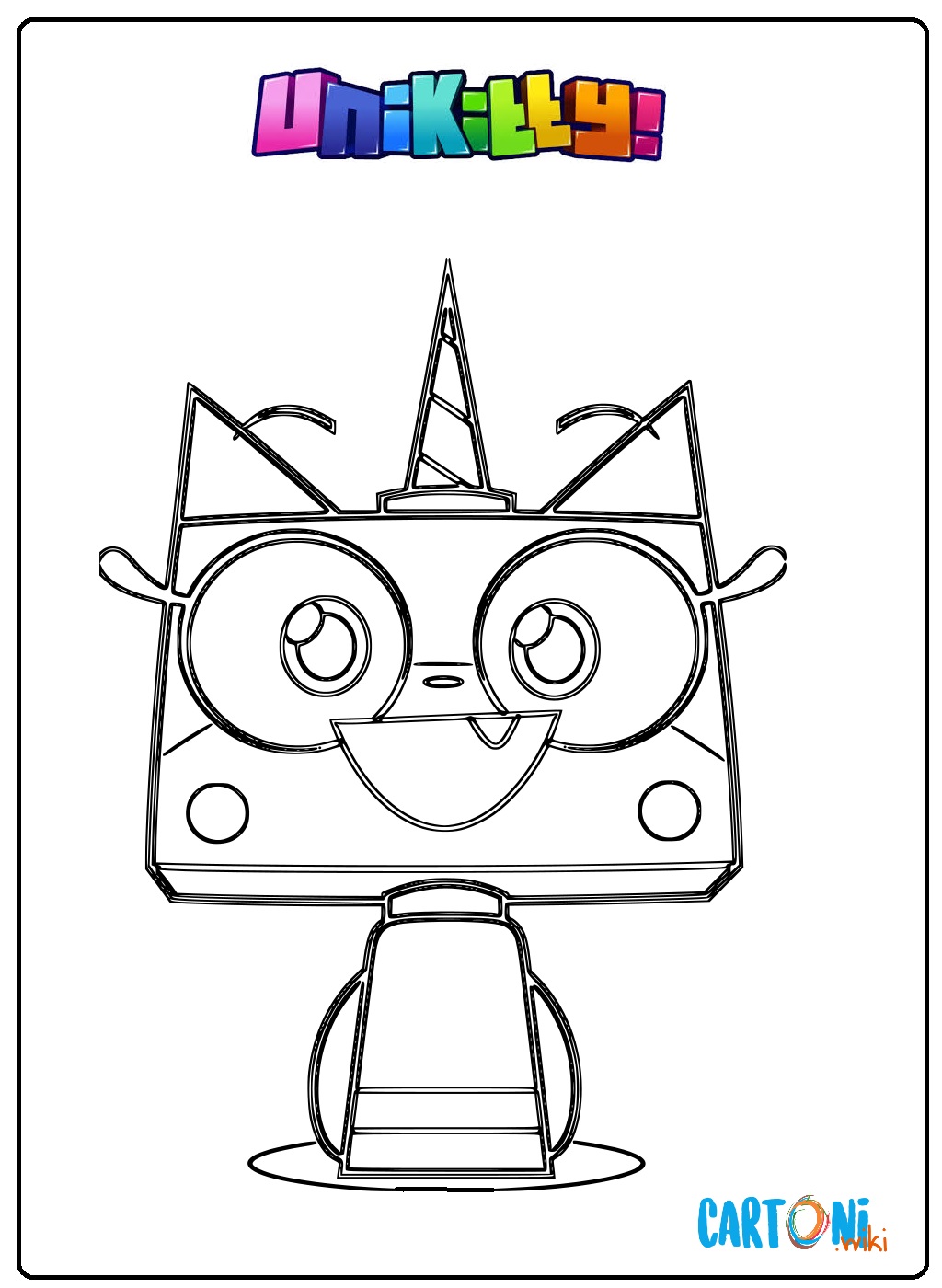 Stampa e Colora Unikitty