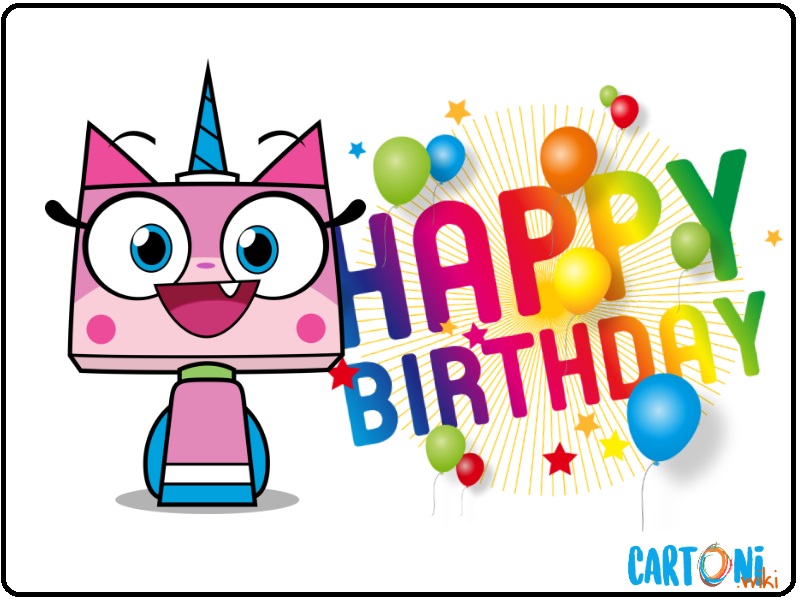 Unikitty happy birthday