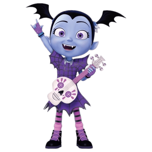 Vampirina con chitarra clipart