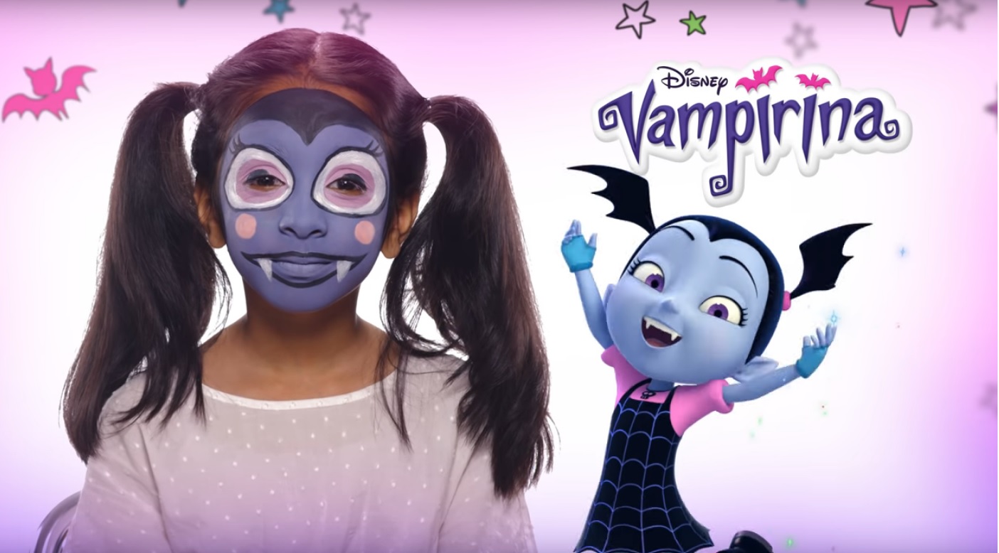 Vampirina truccabimbi come truccare i bambini per le maschere di Vampirina