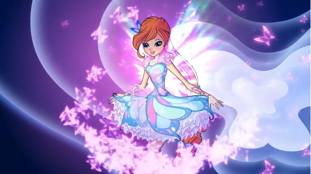 Bloom butterflix trasformazione Winx 8 cartone animato Winx Club ottava stagione  - Rai Yoyo - Rainbow