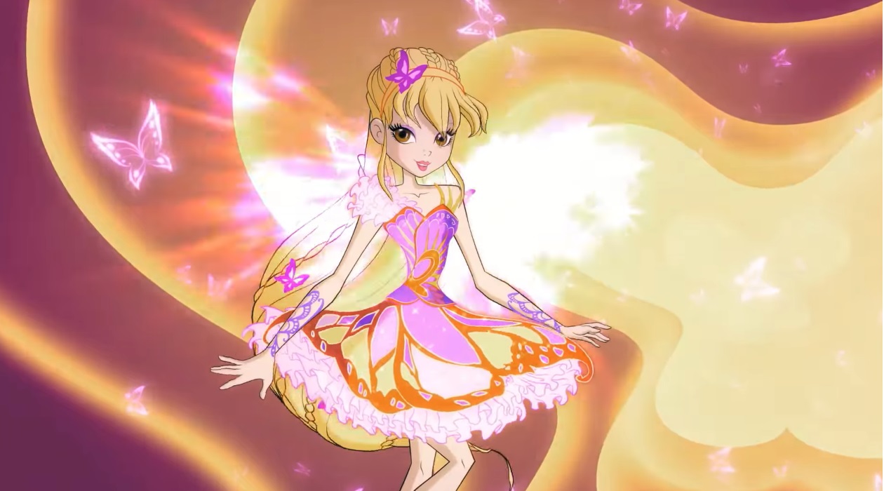 Stella butterflix trasformazione Winx 8 cartone animato Winx Club ottava stagione  - Rai Yoyo - Rainbow