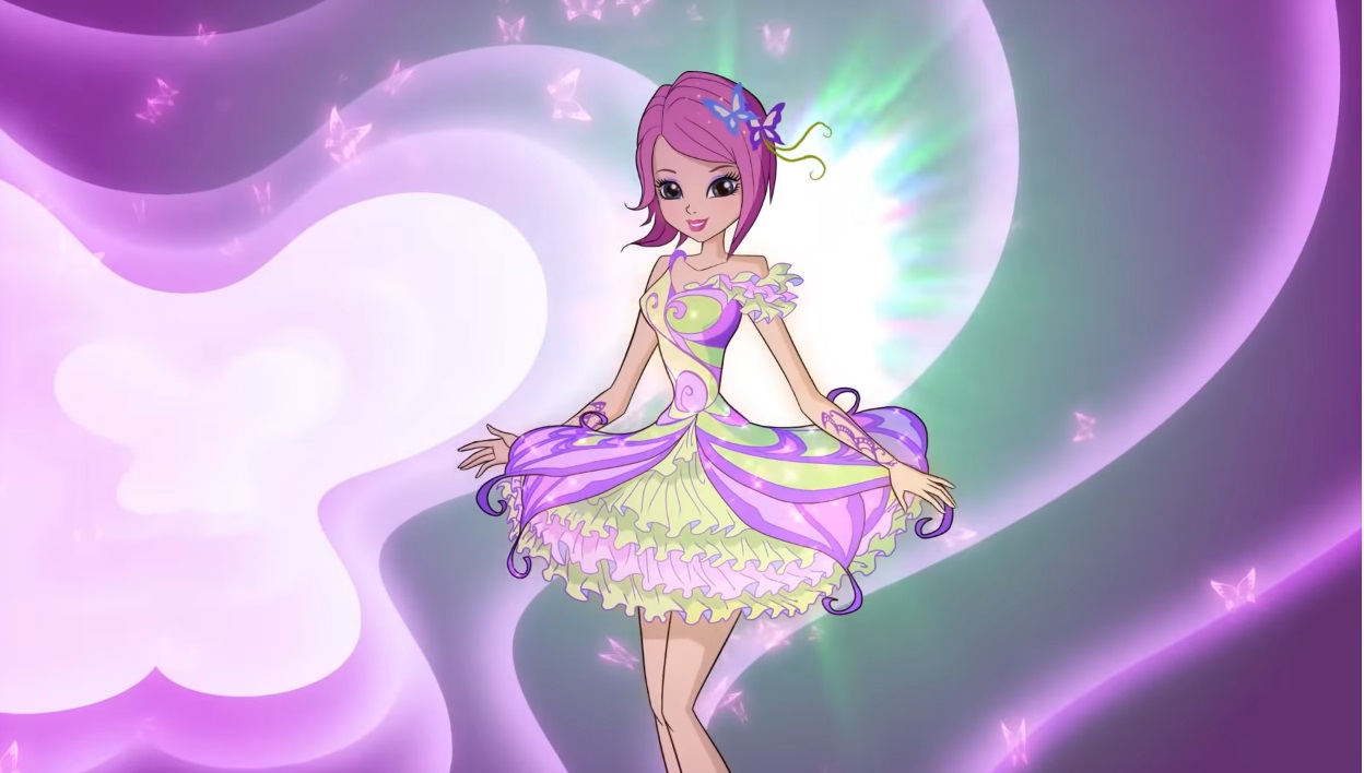 Stella butterflix trasformazione Winx 8 cartone animato Winx Club ottava stagione  - Rai Yoyo - Rainbow