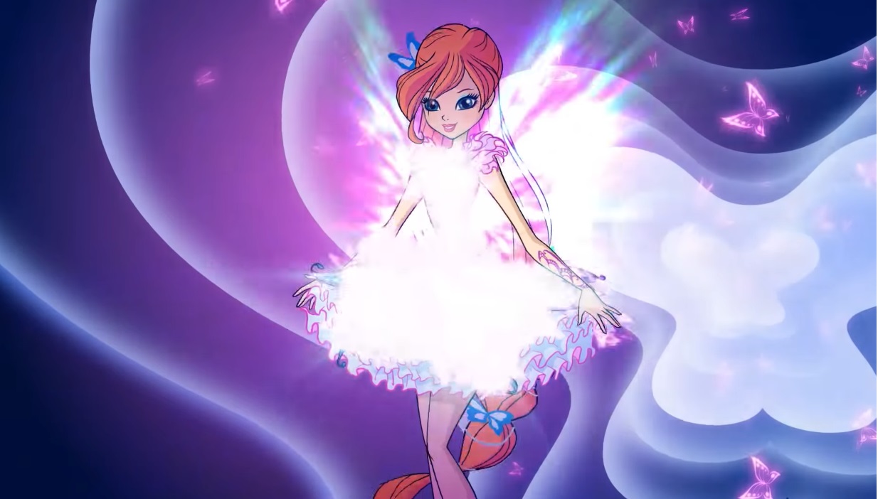 Winx Club serie 8 trasformazione Butterflix Bloom - immagini - images 