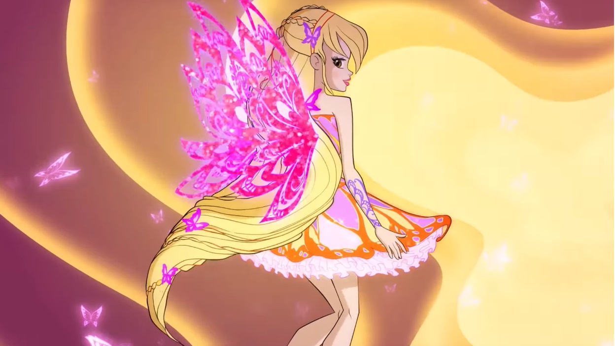 Winx Club serie 8 trasformazione Butterflix Stella - immagini - images 