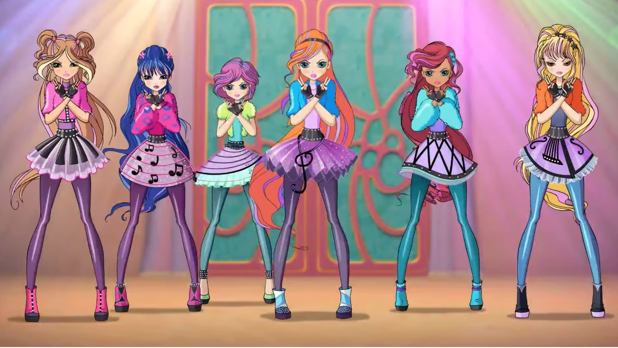 Winx 8 cartone animato Winx Club ottava stagione personaggi stella bloom flora tecna aisha layla musa - Rai Yoyo - Rainbow