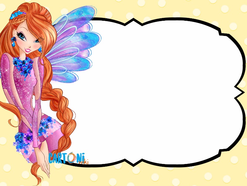 Bloom Invito Festa Di Compleanno Winx Club Cartoni Animati