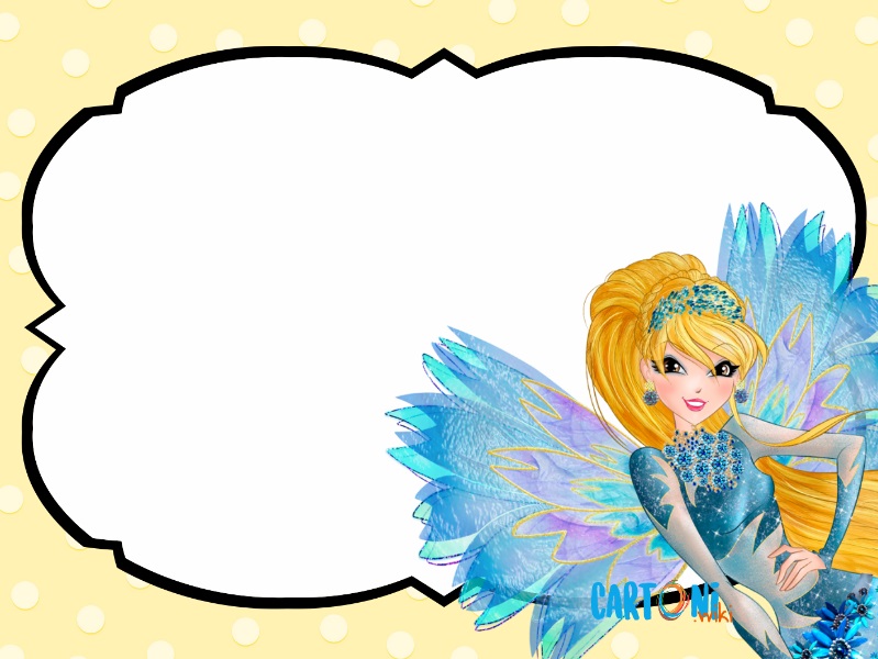 Stella invito festa di compleanno Winx Club