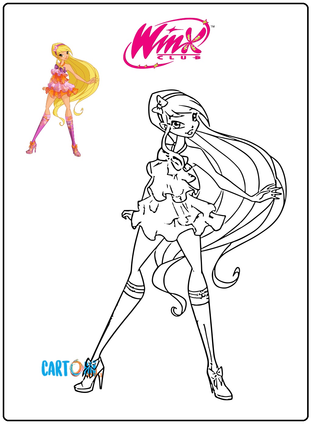 Winx Club Stella da colorare