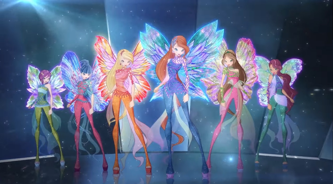 World of Winx trasformazione Dreamix Stella Bloom Tecna Flora Aisha cartone animato Winx spinoff