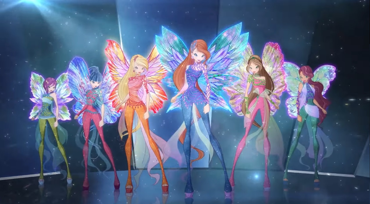 World of Winx trasformazione Dreamix Stella Bloom Tecna Flora Aisha cartone animato Winx spinoff