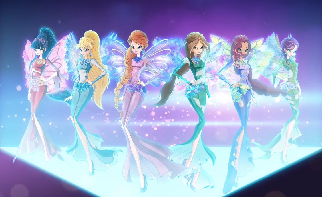 World of Winx trasformazione Honirix Stella Bloom Tecna Flora Aisha cartone animato Winx spinoff