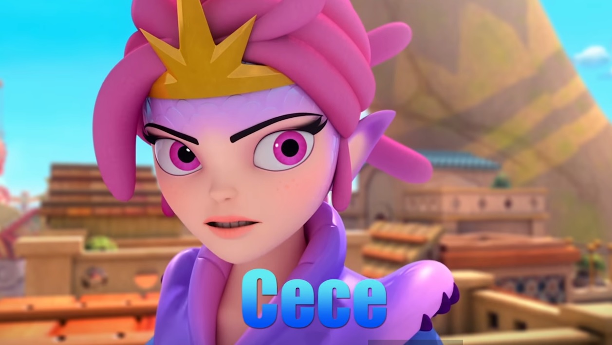 Zak Storm personaggio Cece personaggi cartone animato netflix Dea Kids 