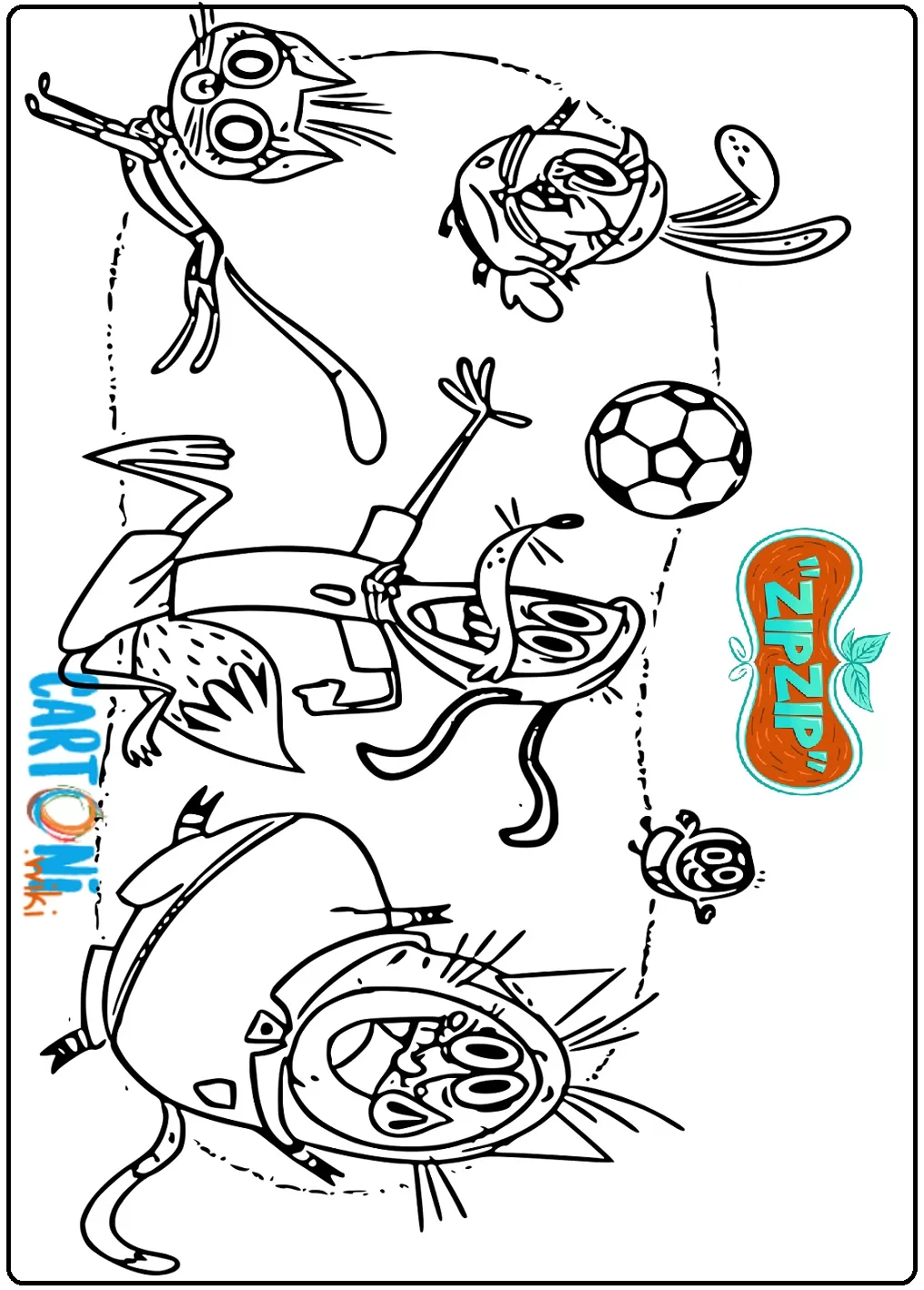 Zip Zip coloring pages