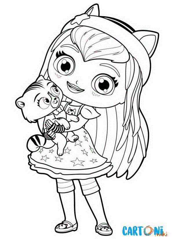 Immagini Da Colorare Di Cartoni Animati Little Charmers Hezel da colorare - Cartoni animati