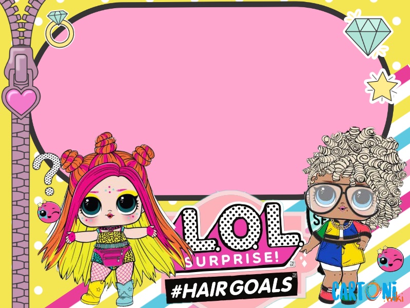 Inviti Lol Surprise #hairgoals wave 2 - Cartoni animati