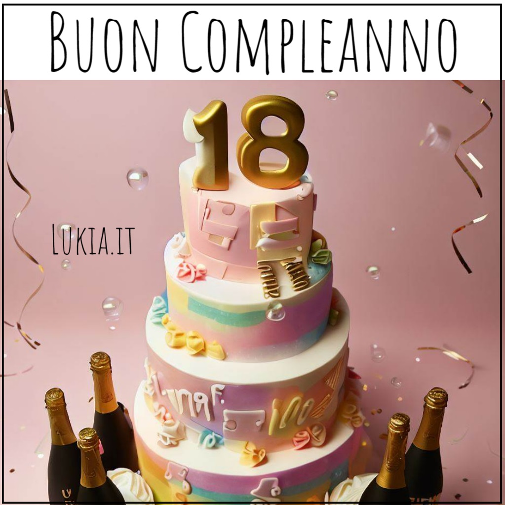 Un Biglietto di Auguri Speciale per il 18 Compleanno Un biglietto di auguri festoso per una ragazza che compie 18 anni! Auguri speciali per un traguardo importante. Che la tua vita sia dolce come la torta e scintillante come lo champagne. Celebra il tuo nuovo capitolo con gioia, amore e tanti successi. Buon 18 compleanno! - Immagini gratis