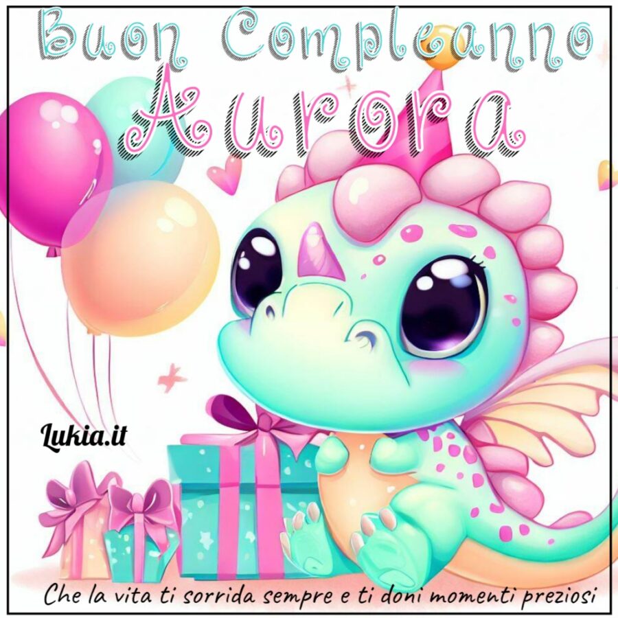 Buon compleanno aurora che la vita ti sorrida sempre e ti regali momenti preziosi Buon compleanno, Aurora! Che la vita ti sorrida sempre e ti regali momenti preziosi. Abbiamo preparato per te un bellissimo biglietto di auguri da stampare gratuitamente. Scaricalo e personalizzalo con affetto, per esprimere tutto il tuo amore in questo giorno speciale. Auguri!  - Immagini gratis