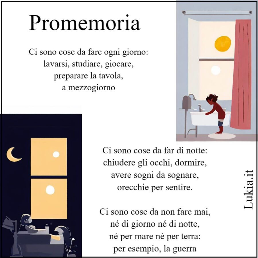 Promemoria di Gianni Rodari: Un invito a sognare e a riflettere attraverso la poesia 