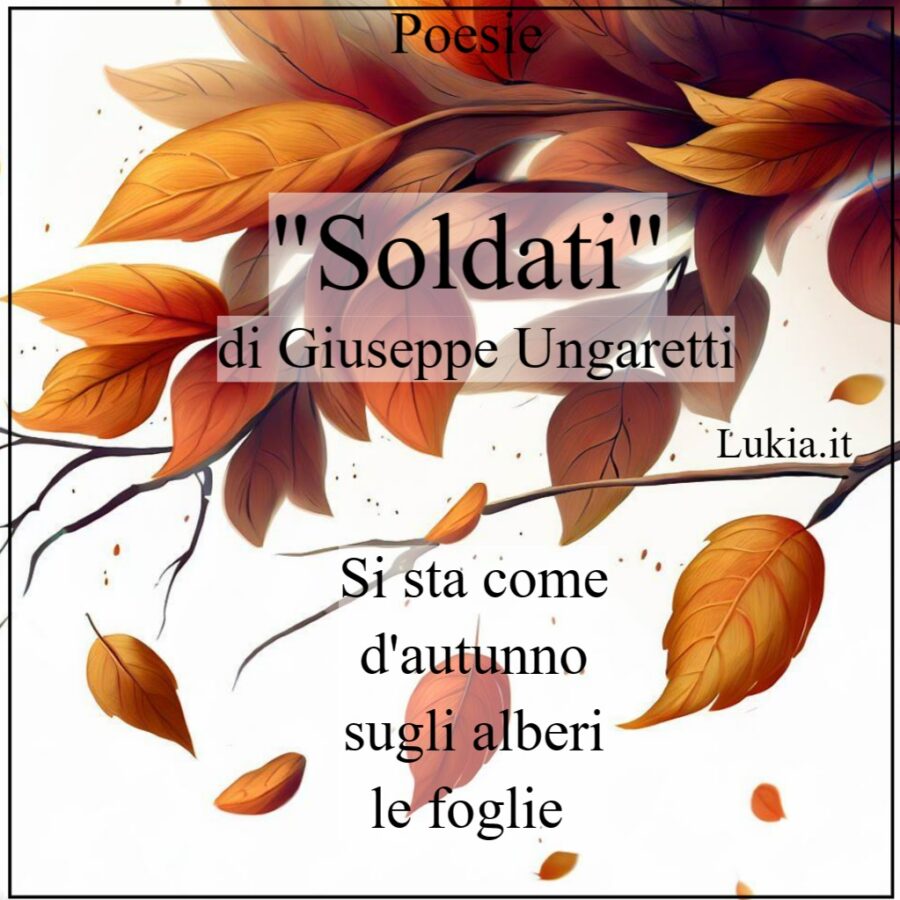 La potente brevit di 'Soldati': La poesia di Ungaretti che racconta la guerra Giuseppe Ungaretti  un poeta italiano noto per il suo stile ermetico e il suo impatto emotivo. Le sue poesie brevi, concise ed essenziali esplorano temi come la guerra, il dolore, la solitudine e la ricerca di significato nella condizione umana. - Immagini gratis