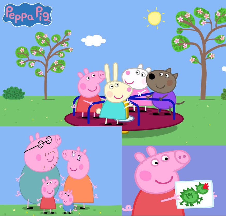 Peppa Pig  una maialina che ha conquistato i bambini di tutto il mondo Peppa Pig  una serie animata per bambini che segue le avventure di Peppa, una giovane maialina rosa, e della sua famiglia. Ogni episodio di Peppa Pig presenta situazioni divertenti e educative che coinvolgono Peppa, suo fratello George, Mamma Pig e Pap Pig. Peppa Pig esplora temi come l'amicizia, l'apprendimento, l'esplorazione e l'avventura attraverso storie semplici e coinvolgenti. La serie  amata dai bambini di tutto il mondo per il suo stile animato colorato, i personaggi adorabili e le lezioni di vita positive che trasmette. Peppa Pig  diventata un'icona culturale e ha raggiunto un enorme successo sia in TV che nel merchandising, diventando un punto di riferimento per l'infanzia contemporanea.
 - Immagini gratis