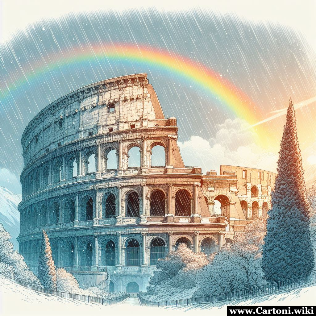 Il Colosseo sotto l'arcobaleno Il Colosseo sotto l'arcobaleno è più di una semplice immagine; è un'affermazione di come la storia e la natura possano convergere in una sinfonia di colori e significati. Questo connubio cattura l'essenza stessa di Roma, una città che continua a evolversi senza mai dimenticare le sue radici. In un mondo che cambia rapidamente, il Colosseo sotto l'arcobaleno rimane un faro di bellezza e continuità, testimone di un passato glorioso che continua a risplendere nel presente. - Immagini gratis