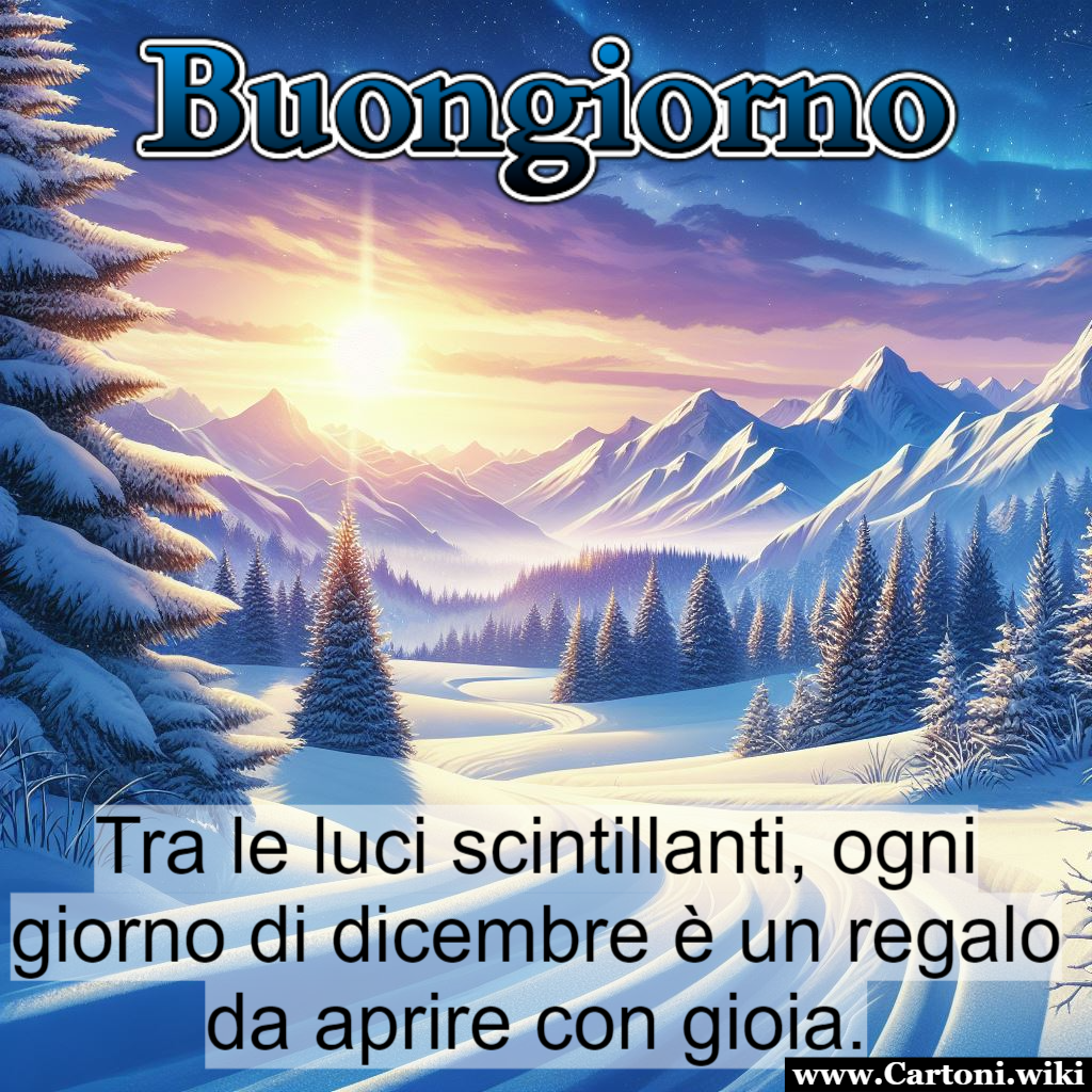 Immagini di buongiorno dicembre