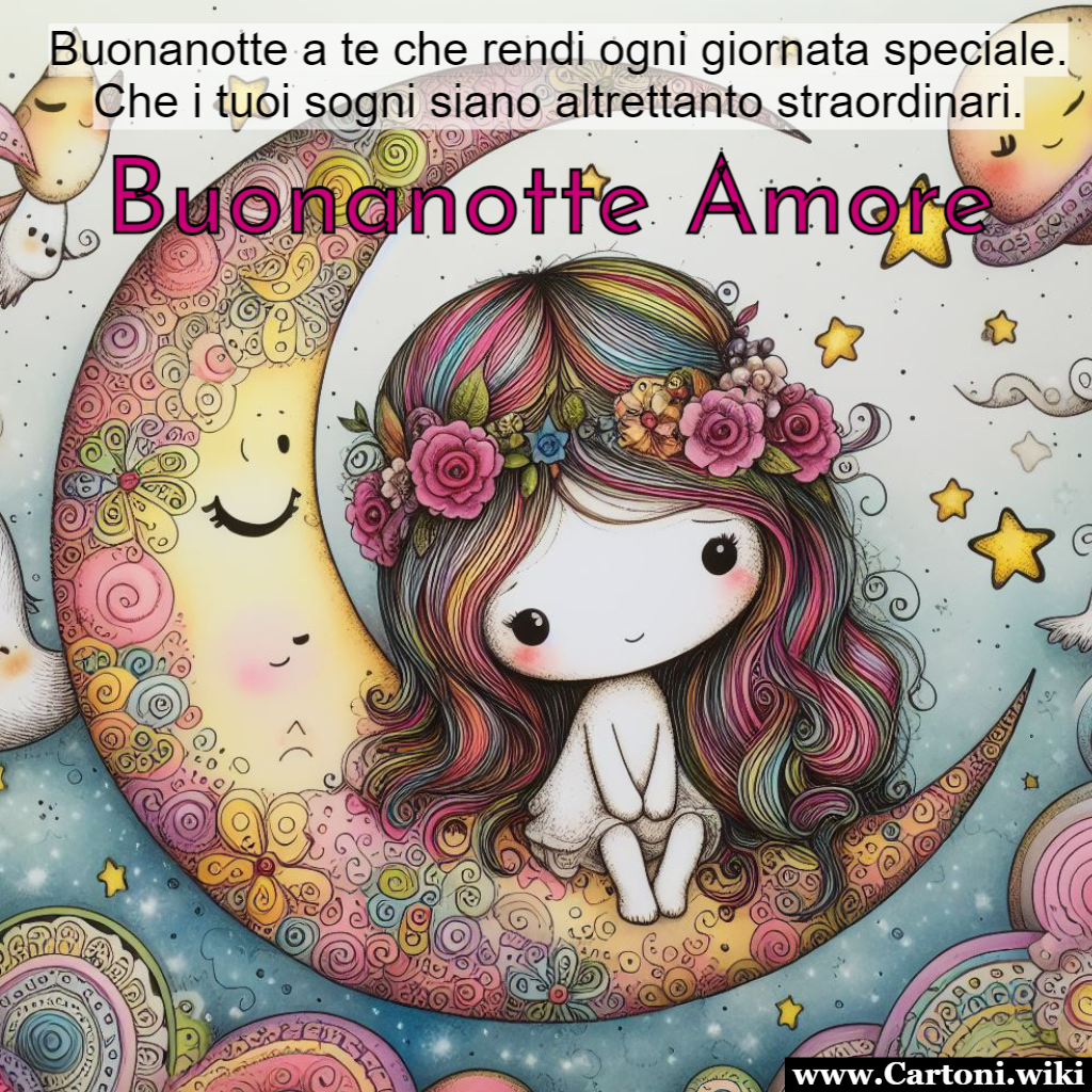 Buonanotte Amore: immagini gratis Dolci Sogni: Un Messaggio Notturno di Affetto e Speranza con la condivisione di immagini gratis online. - Immagini gratis