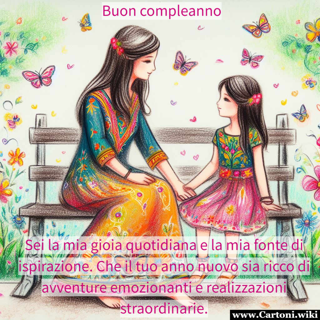 Auguri buon compleanno figlia mia