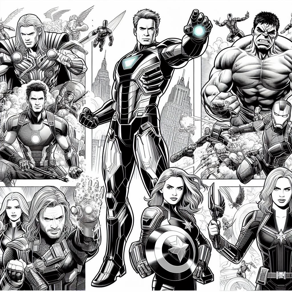 Gli Avengers: Un'Epicità Senza Confini Gli Avengers rappresentano molto più di un gruppo di personaggi dotati di superpoteri. Sono un simbolo di speranza, coraggio e sacrificio. Attraverso i fumetti e il cinema, hanno ispirato generazioni di fan a credere nell'eroismo, nella solidarietà e nella possibilità di superare le avversità.  - Immagini gratis