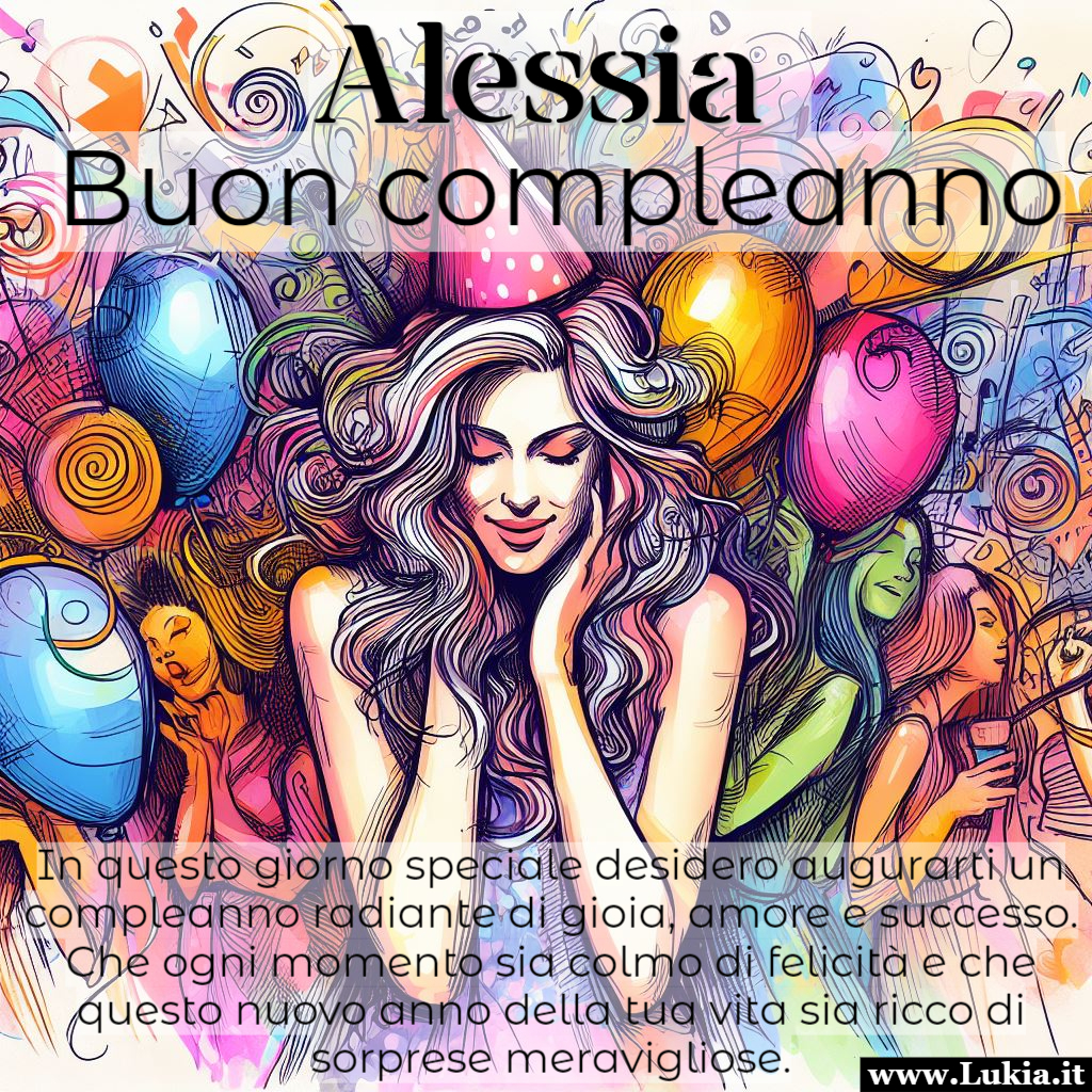 Alessia buon compleanno