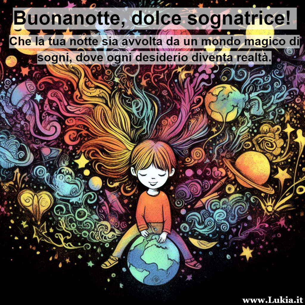 Buonanotte dolce sognatrice