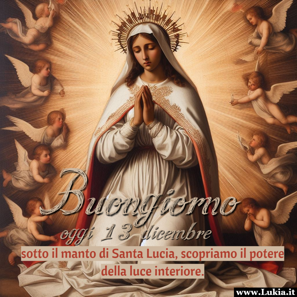 Santa Lucia: scoprire il potere della luce interiore il 13 dicembre Il 13 dicembre, sotto il manto di Santa Lucia, ci offre l'opportunit di esplorare e abbracciare il potere della luce interiore. Attraverso gesti gentili e riflessioni profonde, possiamo accendere la nostra candela interiore e contribuire a rendere il mondo un luogo pi luminoso e amorevole. Che questo giorno ci ispiri a coltivare la luce dentro di noi e a diffonderla in ogni angolo delle nostre vite. - Immagini gratis