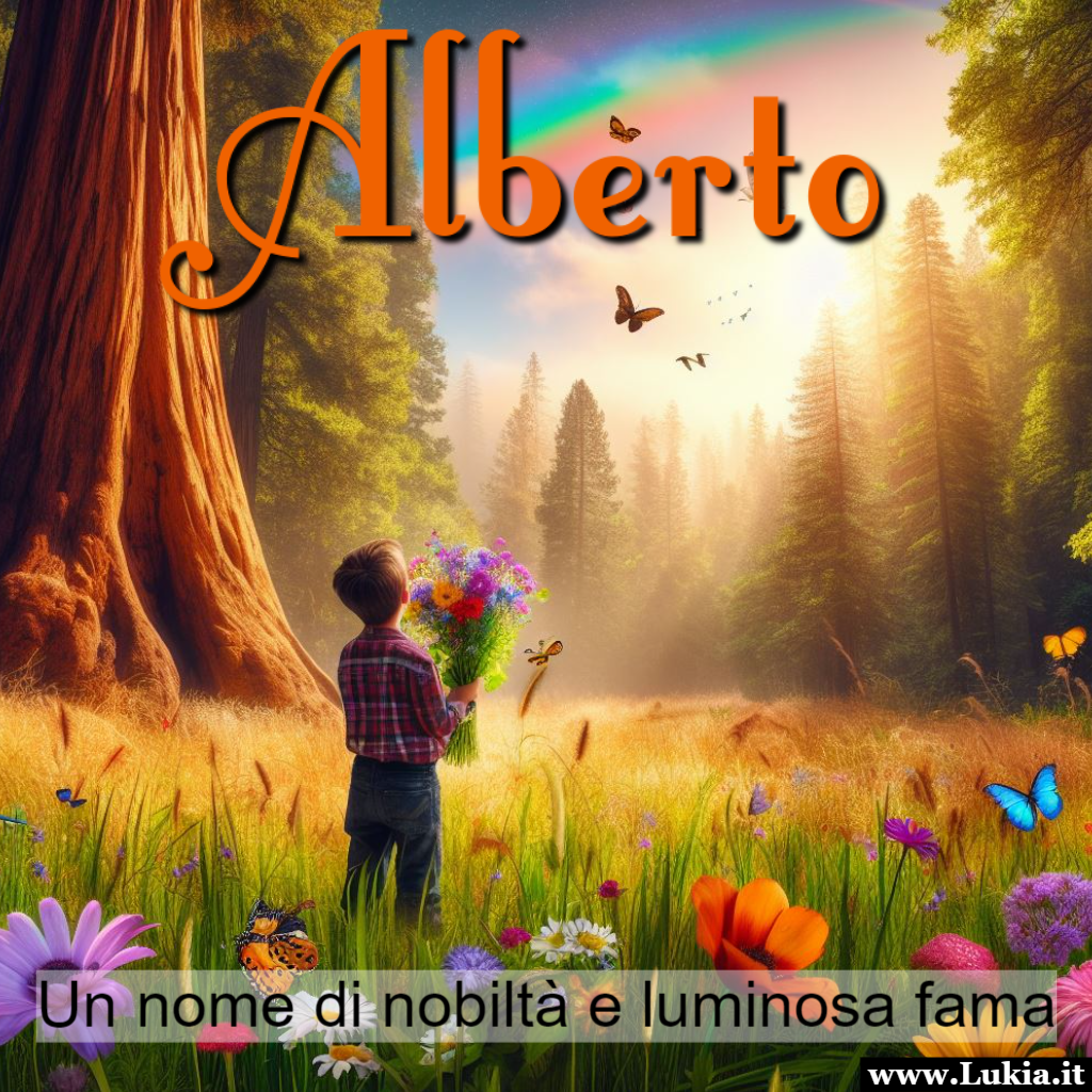 Alberto: un nome di nobilt e luminosa fama Alberto ha radici germaniche, derivando dalla fusione di due elementi significativi: 