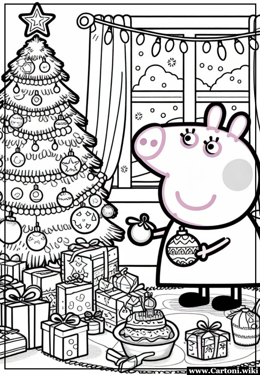 Magico Albero di Natale con Peppa Pig: Immagini Gratis per Tutti i Fan Accendi la magia del Natale con Peppa Pig e i suoi amici! In questo articolo, offriamo immagini gratis di Peppa mentre addobba l'albero di Natale. I disegni sono pronti per essere stampati, regalando ai bambini un momento speciale di divertimento e creativit durante le festivit. - Immagini gratis