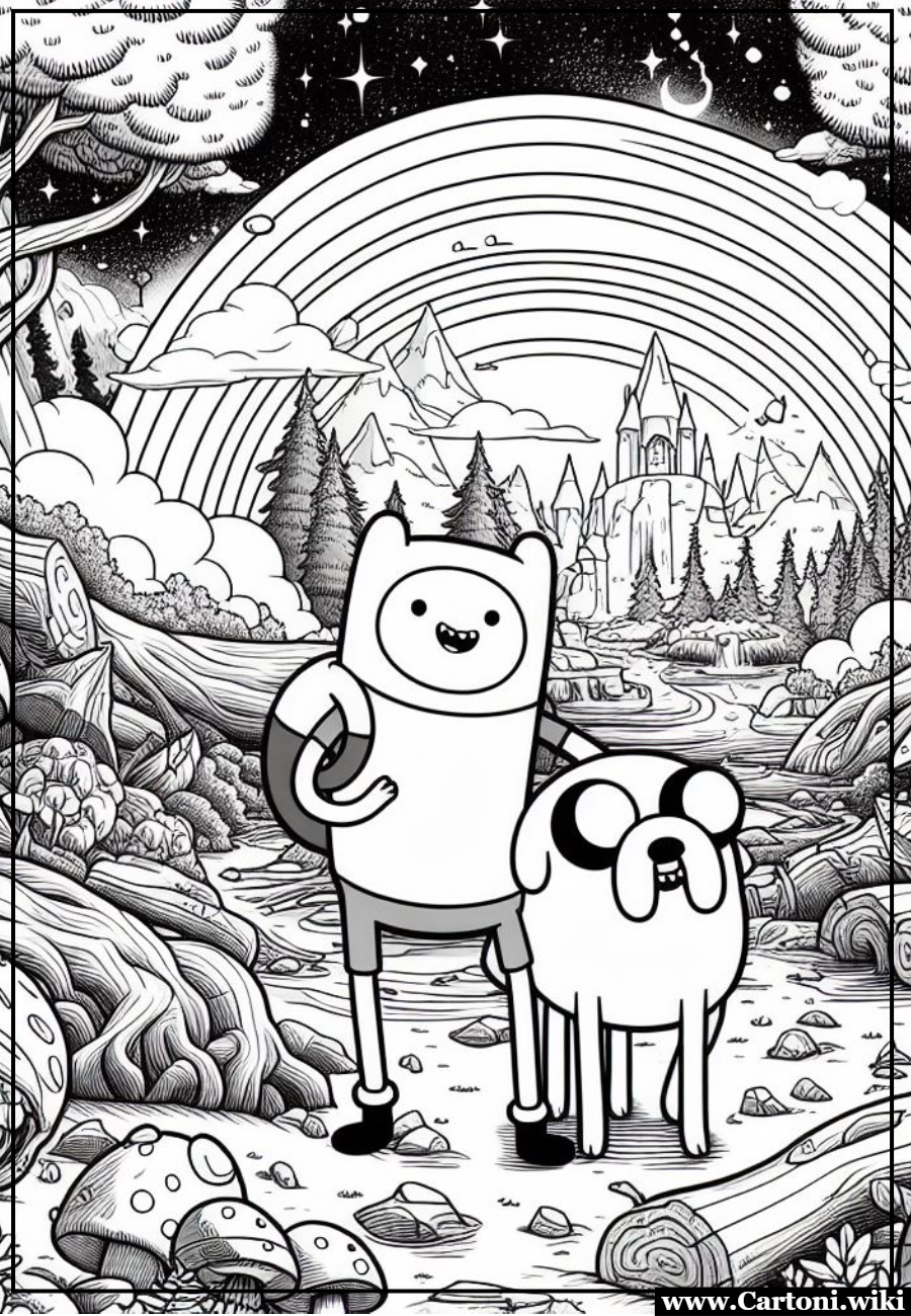 Colora l'Avventura: Disegni da Stampare con Adventure Time!