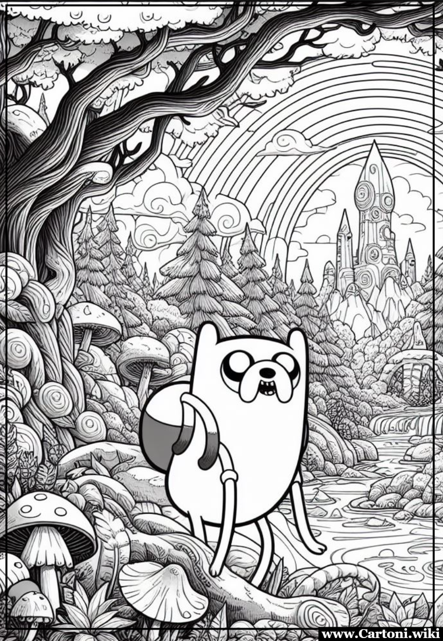 Esplora l'Infinita Creativit con i Personaggi di Adventure Time: Disegni da Colorare Gratuiti!