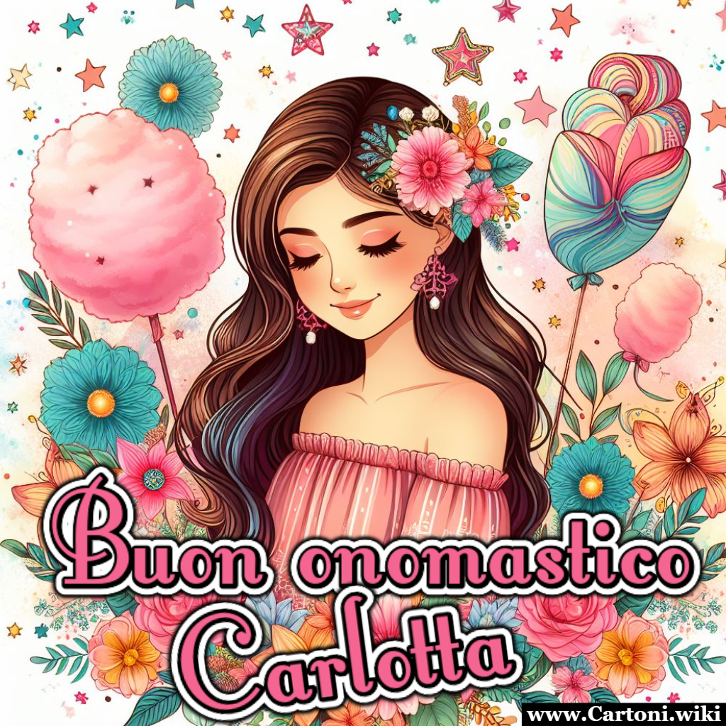 Buon onomastico Carlotta: espressione di bellezza e grazia