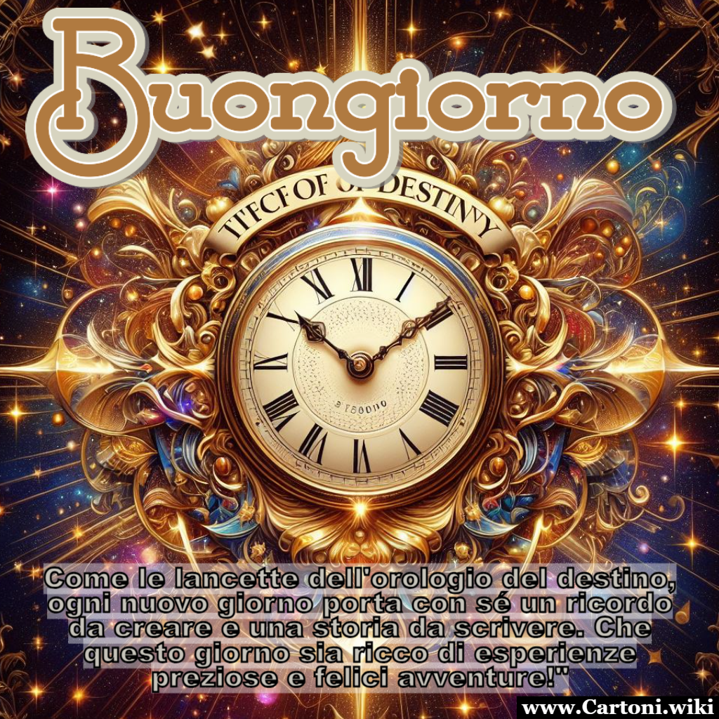 Buongiorno orologio del destino