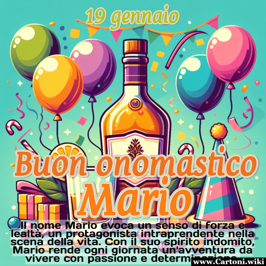 Buon onomastico Mario: un nome di forza e lealt Buon onomastico Mario oggi si festeggia il Santo di cui porti il nome che ispira forza  e lealt. - Immagini gratis