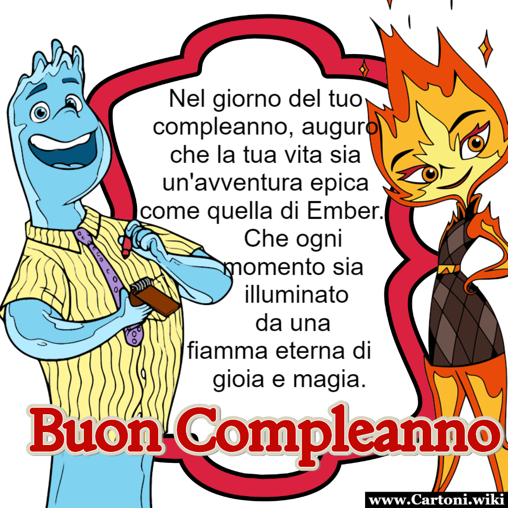 Buon compleanno con Elemental