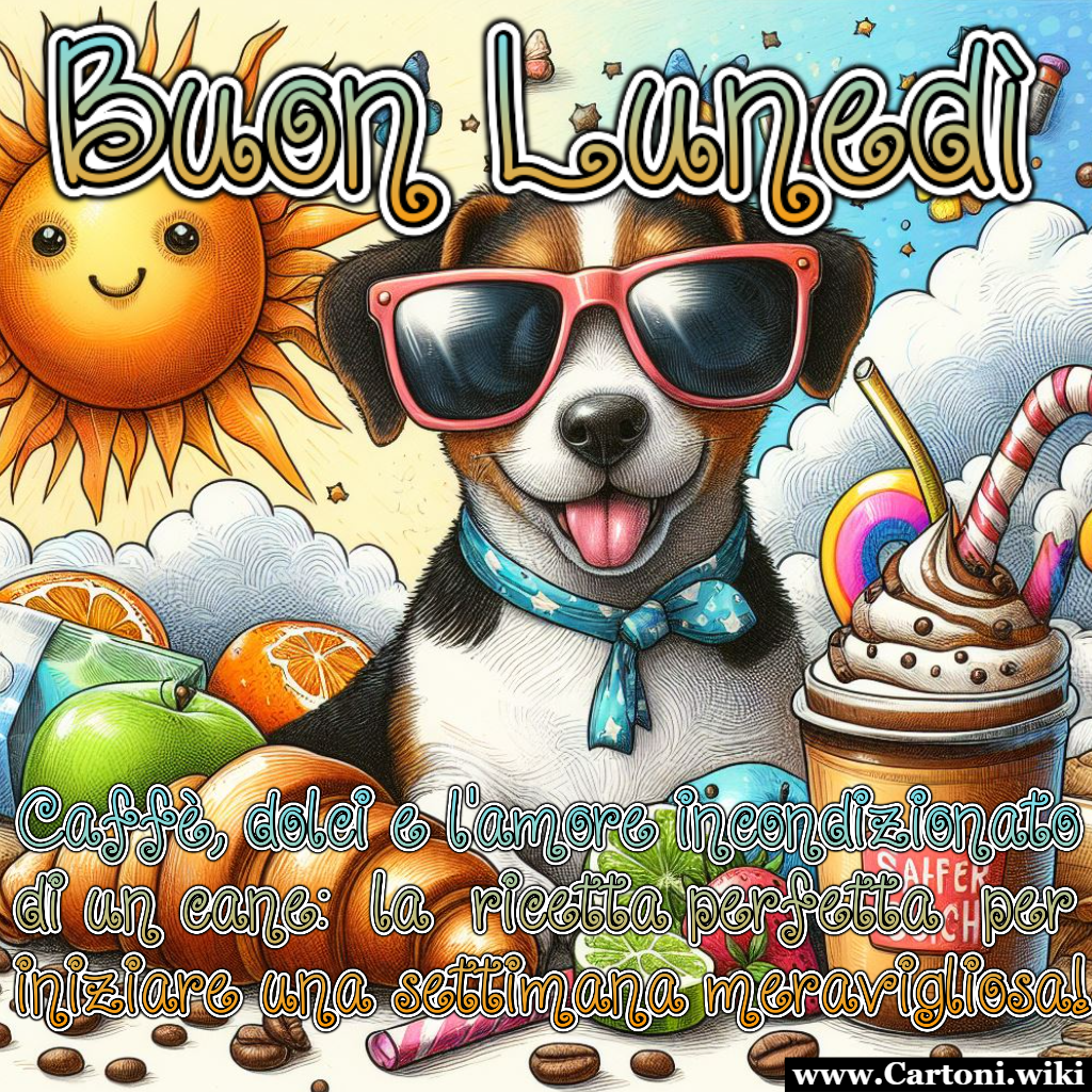 Buongiorno buon lunedì a tutti