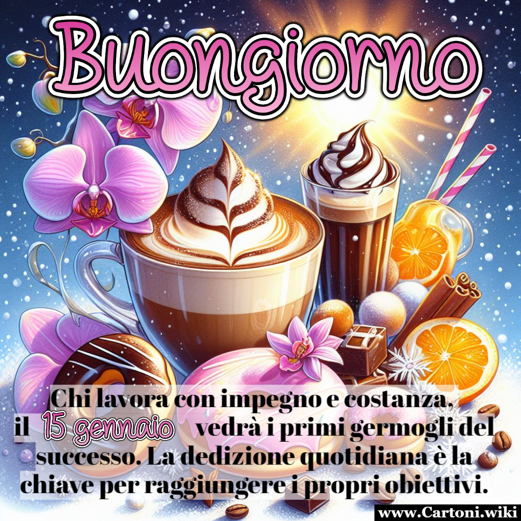 Buongiorno 15 gennaio