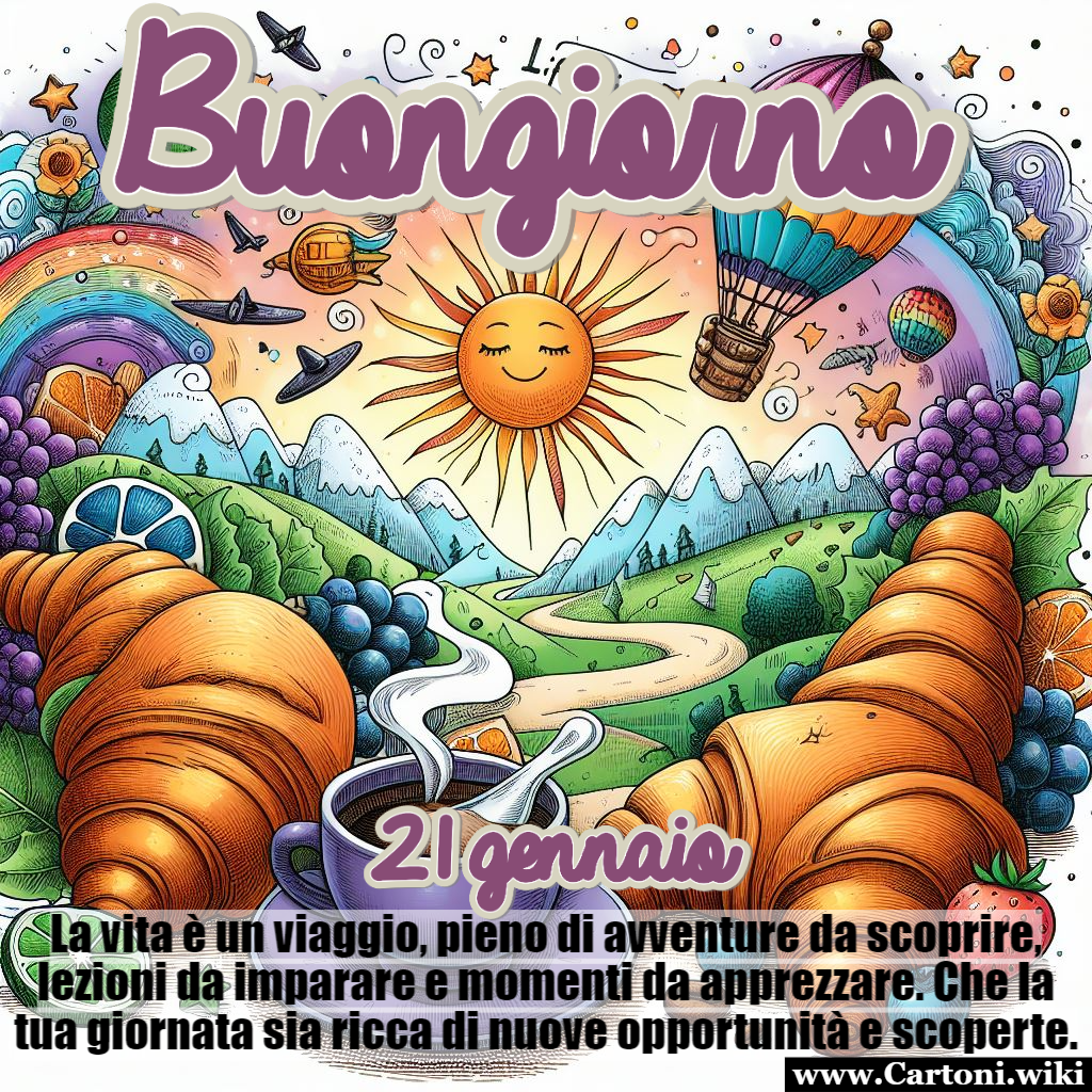 Buongiorno 21 gennaio