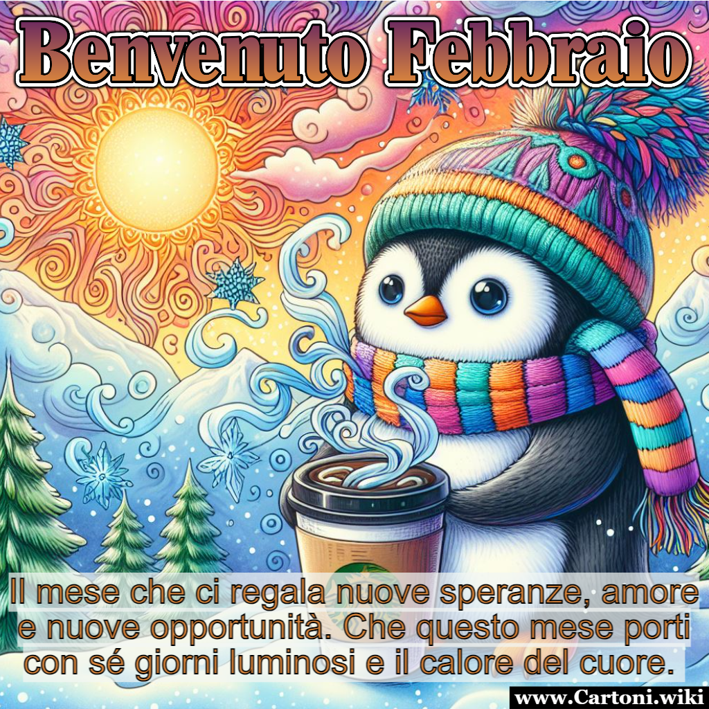 Benvenuto febbraio un mese di speranza e rinascita Benvenuto Febbraio, siamo pronti a fiorire con te! Febbraio, con il suo fascino e la sua magia, ci accoglie con le braccia aperte. Siamo pronti a vivere intensamente, ad abbracciare le emozioni e a rendere ogni giorno significativo. Che questo Febbraio sia un mese di speranza, amore e rinascita personale. - Immagini gratis