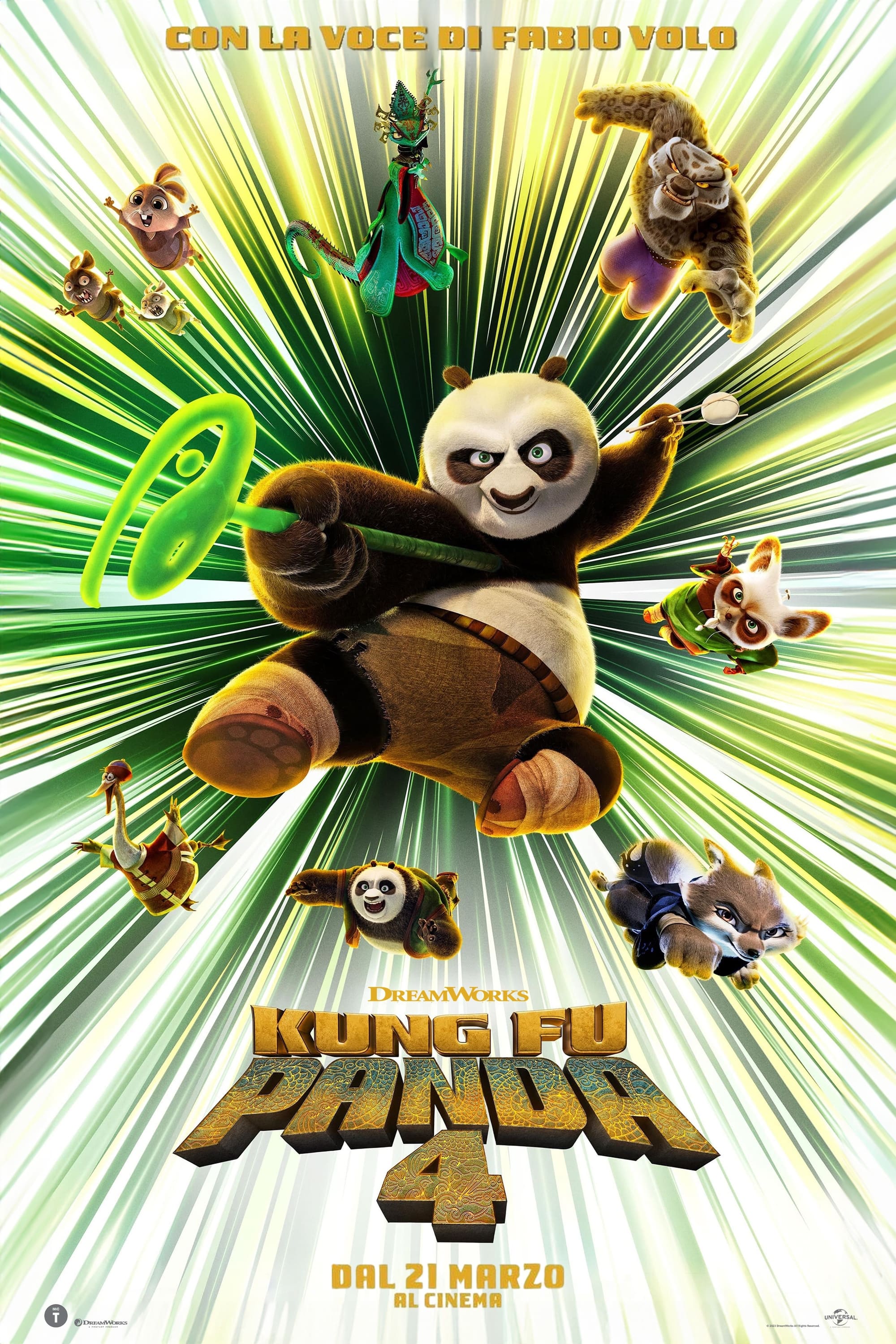 Kung fu panda 4 film 2024 Il film di animazione del 2024 Kung Fu Panda 4, diretto da Stephanie Stine e Mike Mitchell, promette avventura, comicit e azione, con un cast stellare e musiche di Hans Zimmer e Steve Mazzaro. - Immagini gratis
