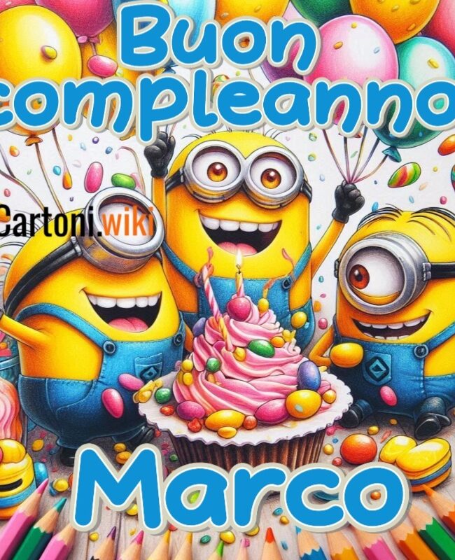 "Tanti auguri Marco! Che questo giorno speciale ti porti tanta felicità, salute e successi. Buon Compleanno!"