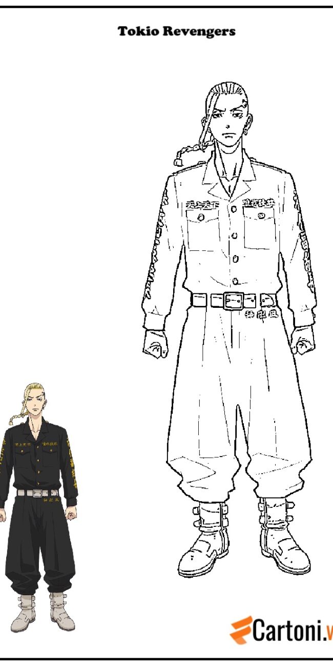 Disegno di KEN RYUGUJI di tokio revengers
