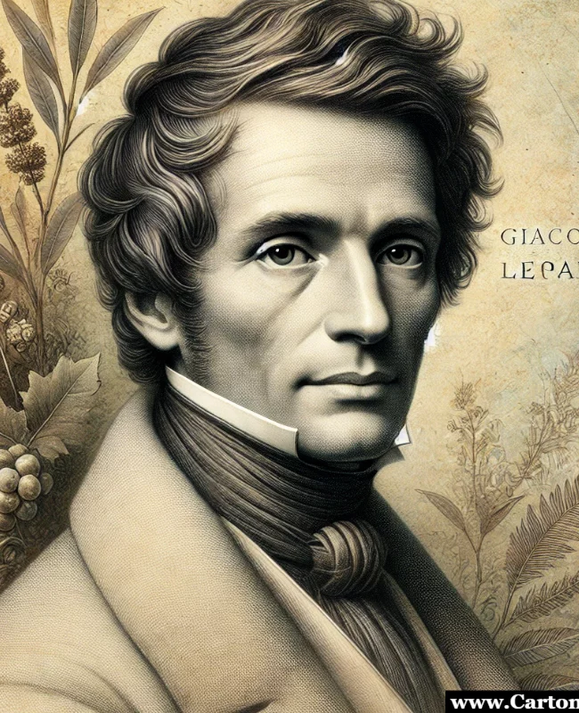 immagine di giacomo leopardi la vita e le opere
