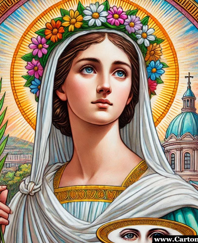 santa Lucia, la sua storia, il suo martirio, le 7 fatiche.